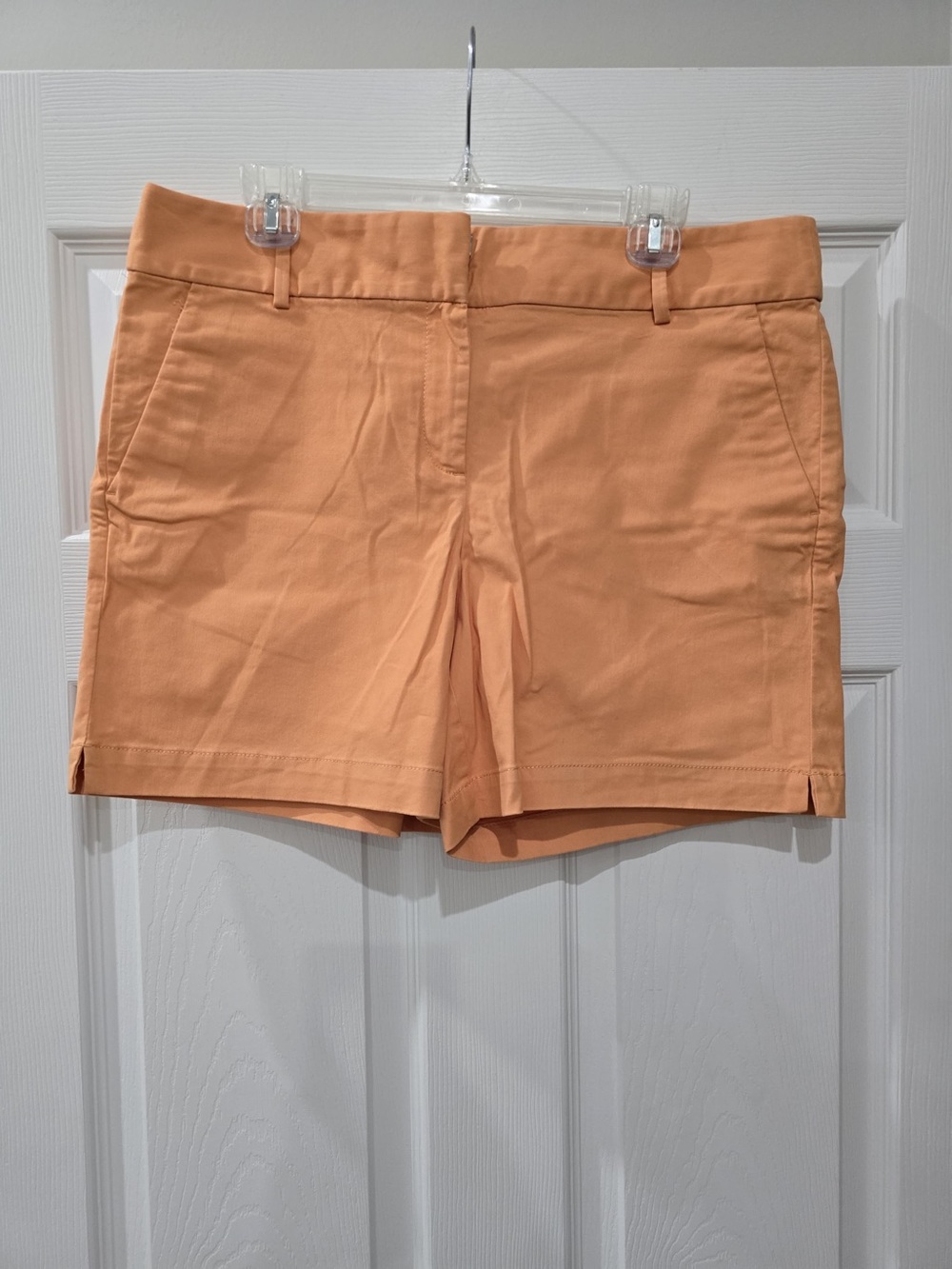 LOFT Peach Tailored Cotton Blend Shorts Size 10